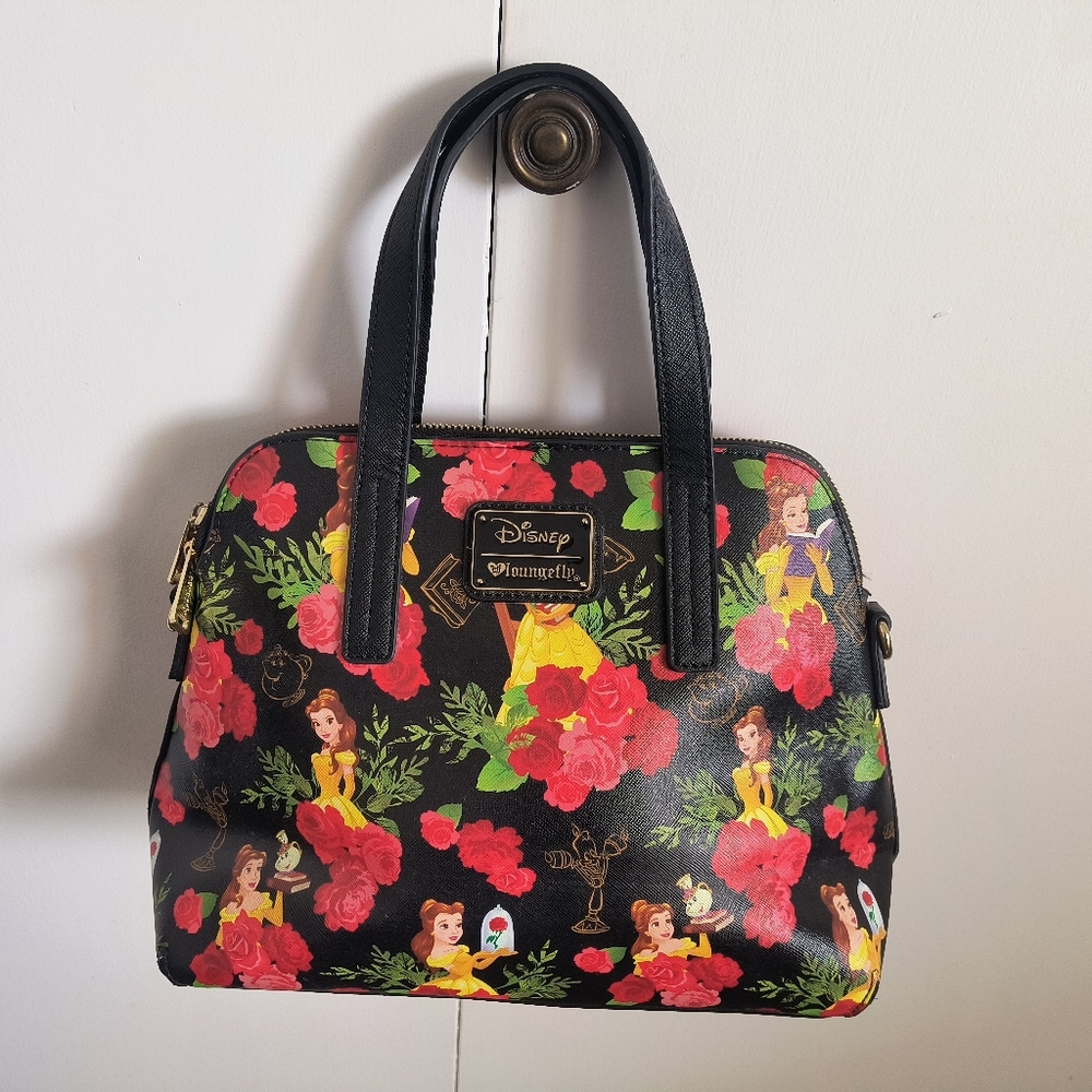 Loungefly Disney Beauty And The Beast Belle Roses… - image 1